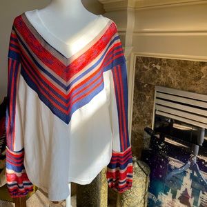 Oversized Thermal Top with Gathered Sleeves